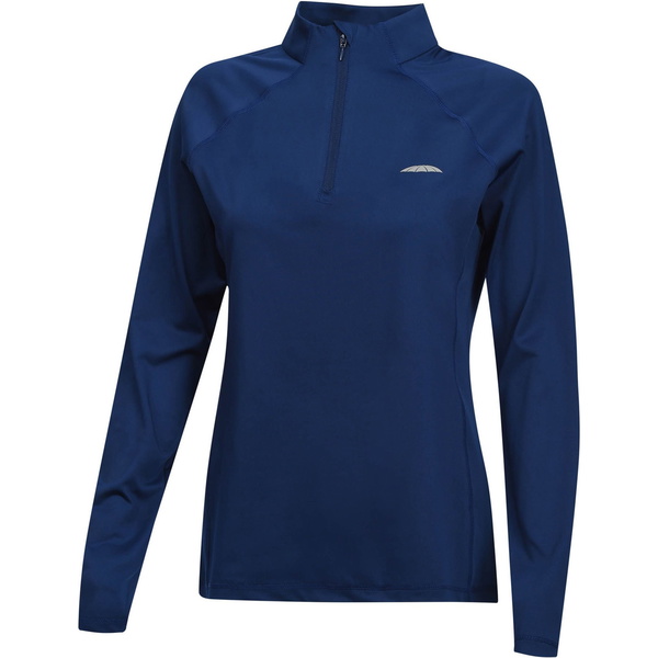Weatherbeeta Womens Prime Long Sleeve Top & All Purpose Saddle Pad PLSTDSP - Navy
